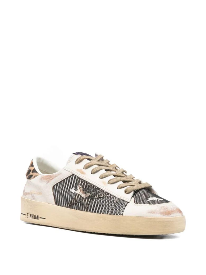 stardan nappa leather and net upper nappa toe nylon tongue and horsy heel by Selfnex