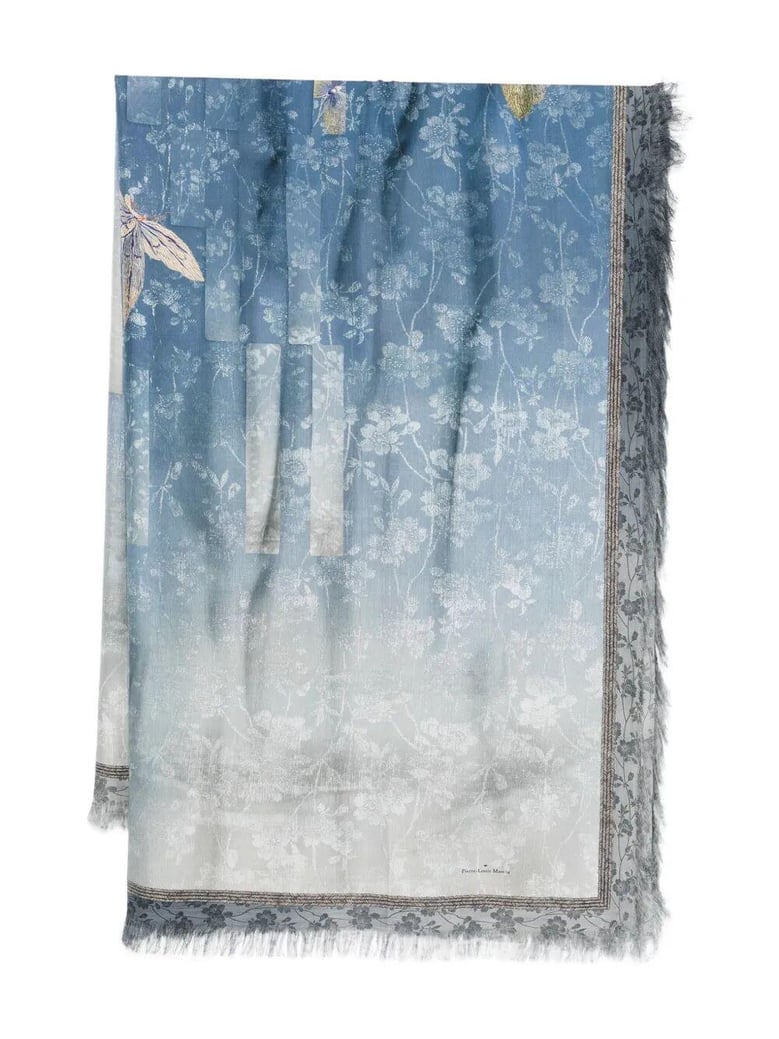 aloeuw 135x195 cm 4cm fringe scarf by Selfnex
