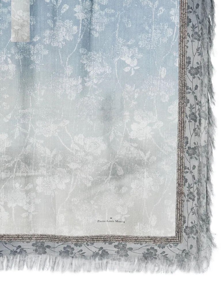 aloeuw 135x195 cm 4cm fringe scarf by Selfnex