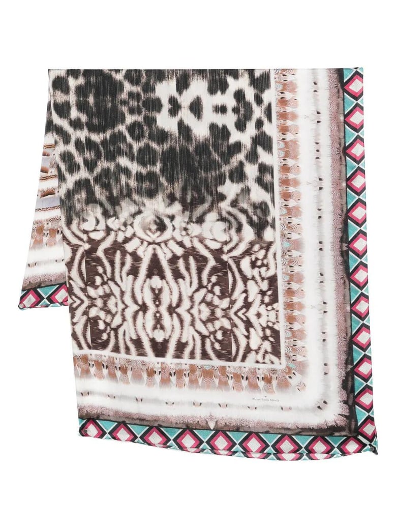 molare hand finish 135x135 cm scarf by Selfnex
