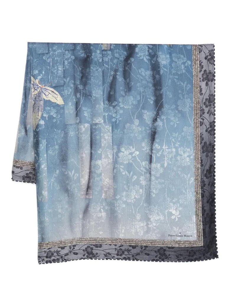 cialda hand finish 90x90 cm scarf by Selfnex