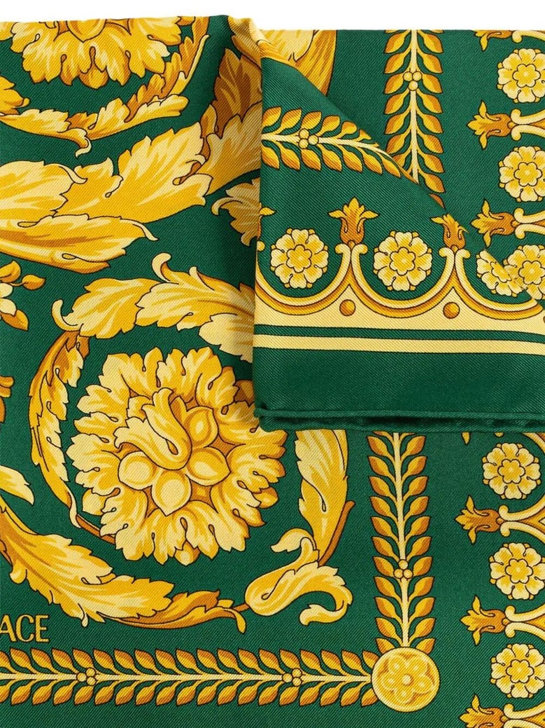 foulard 90x90 barocco 92 printed bio silk twill by Selfnex