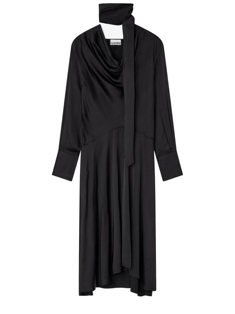 midi dress with scarf by Selfnex