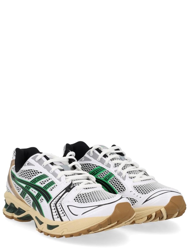asics gel-kayano 14 mesh and faux leather sneakers by Selfnex