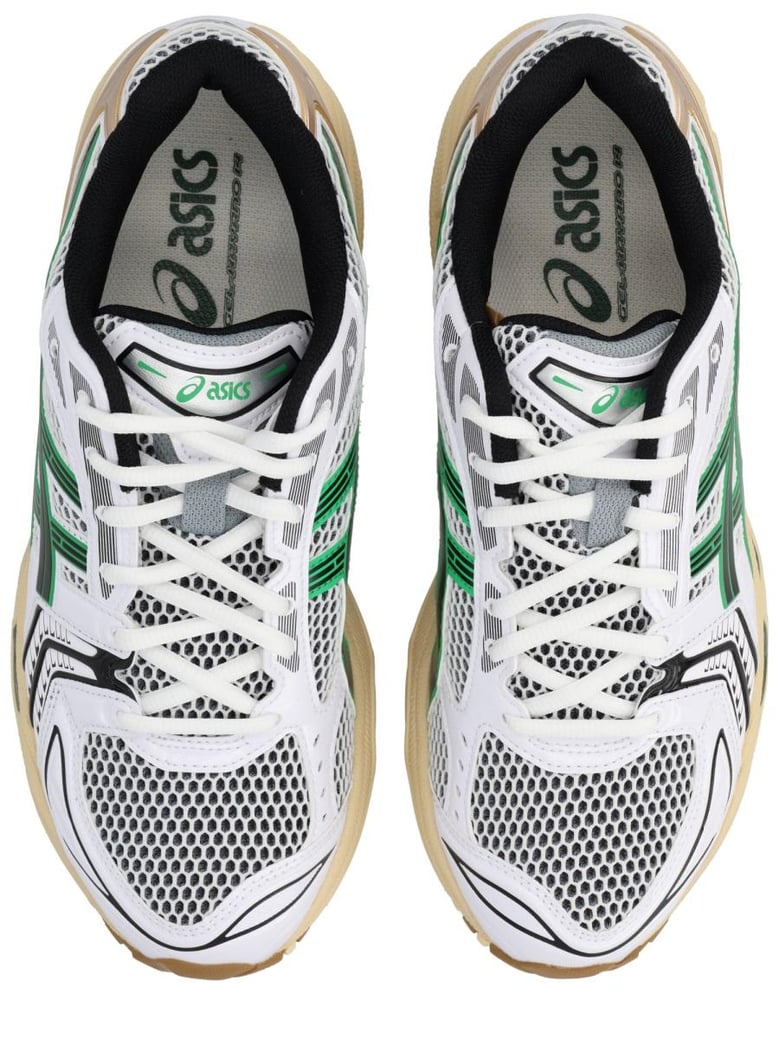 asics gel-kayano 14 mesh and faux leather sneakers by Selfnex