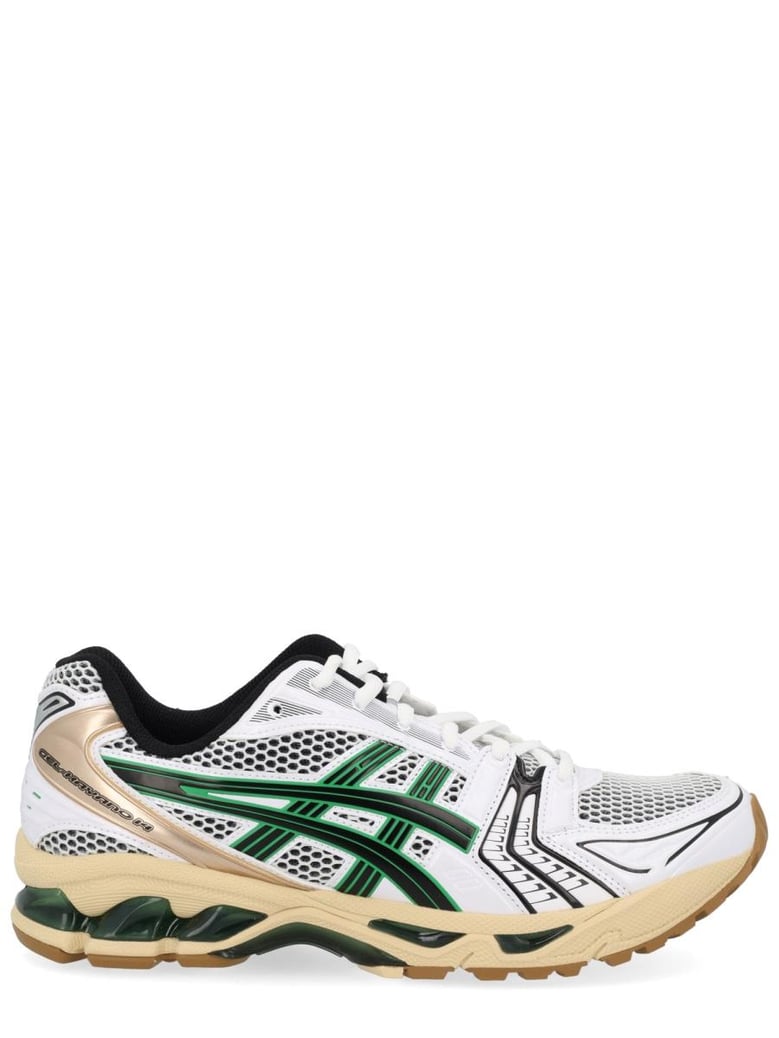 asics gel-kayano 14 mesh and faux leather sneakers by Selfnex