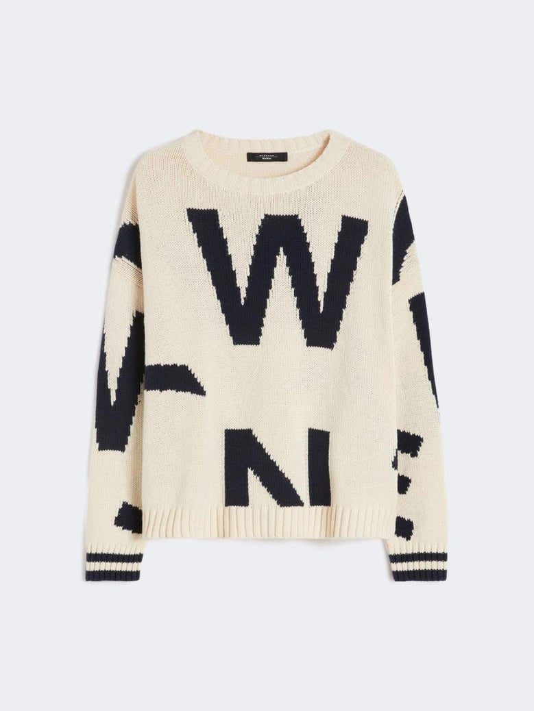 wkdcelebre - patterned cotton crew neck by Selfnex
