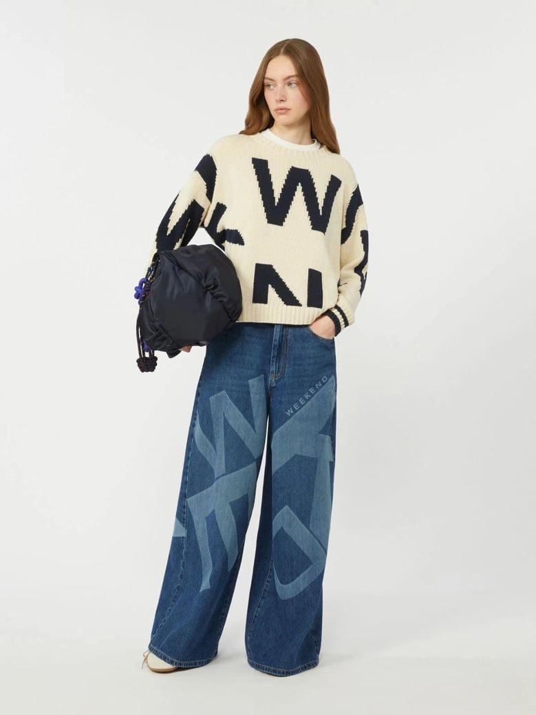 wkdcelebre - patterned cotton crew neck by Selfnex