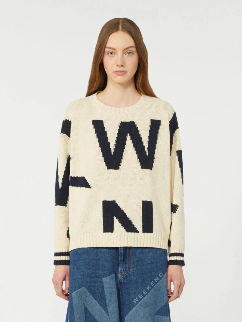 wkdcelebre - patterned cotton crew neck by Selfnex
