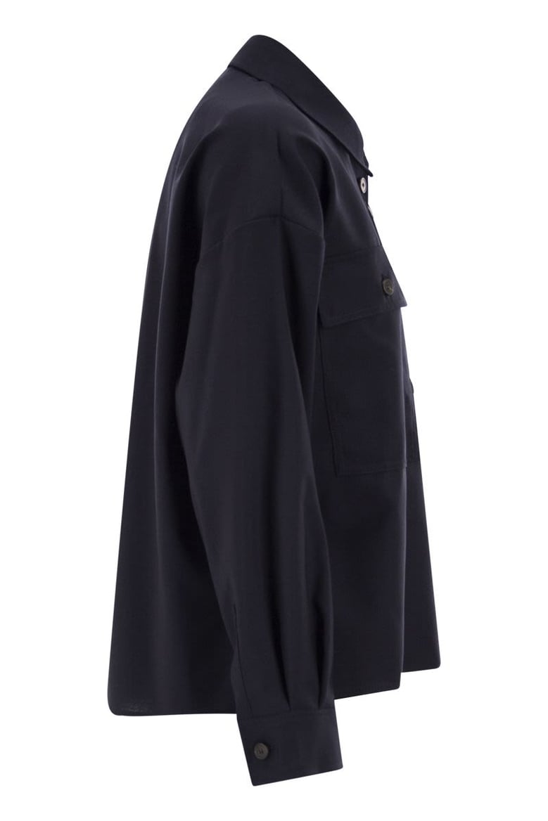 wkdmulino - cropped wool canvas jacket by Selfnex