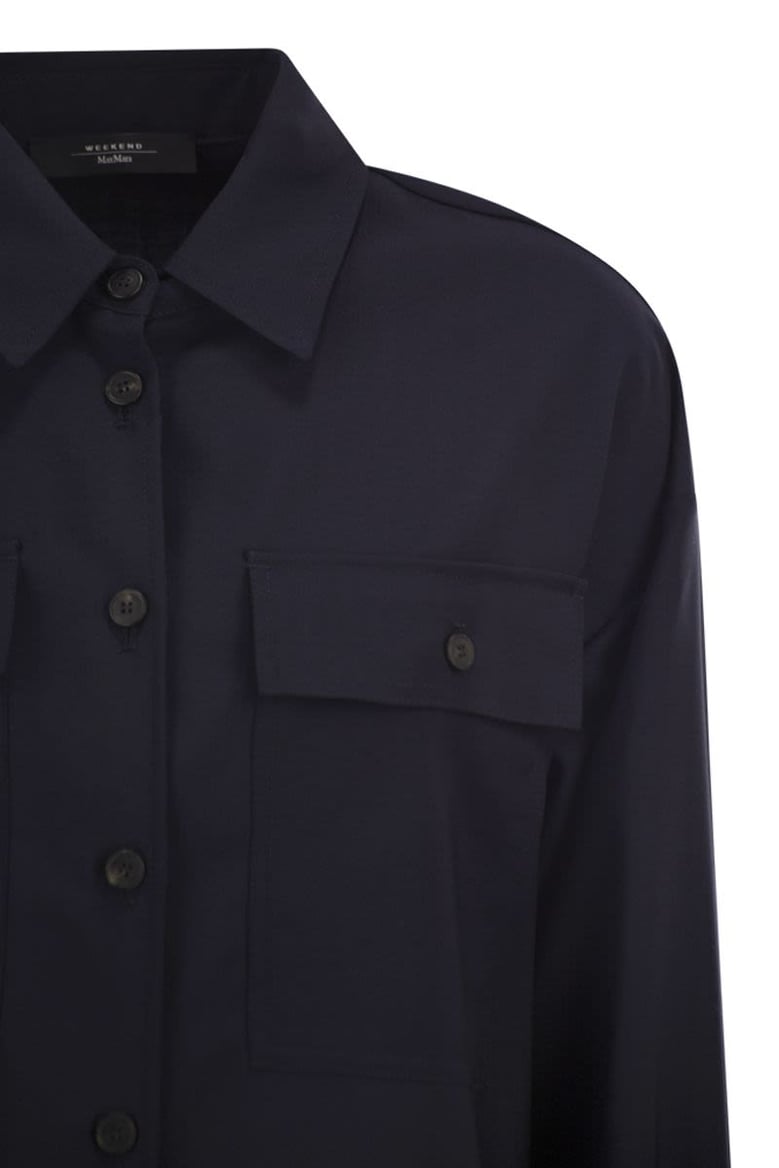 wkdmulino - cropped wool canvas jacket by Selfnex