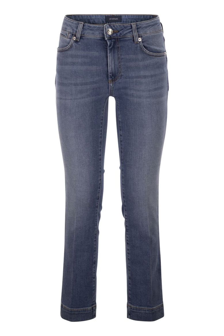 spdumbria - perfect mini flare trousers with low waist by Selfnex