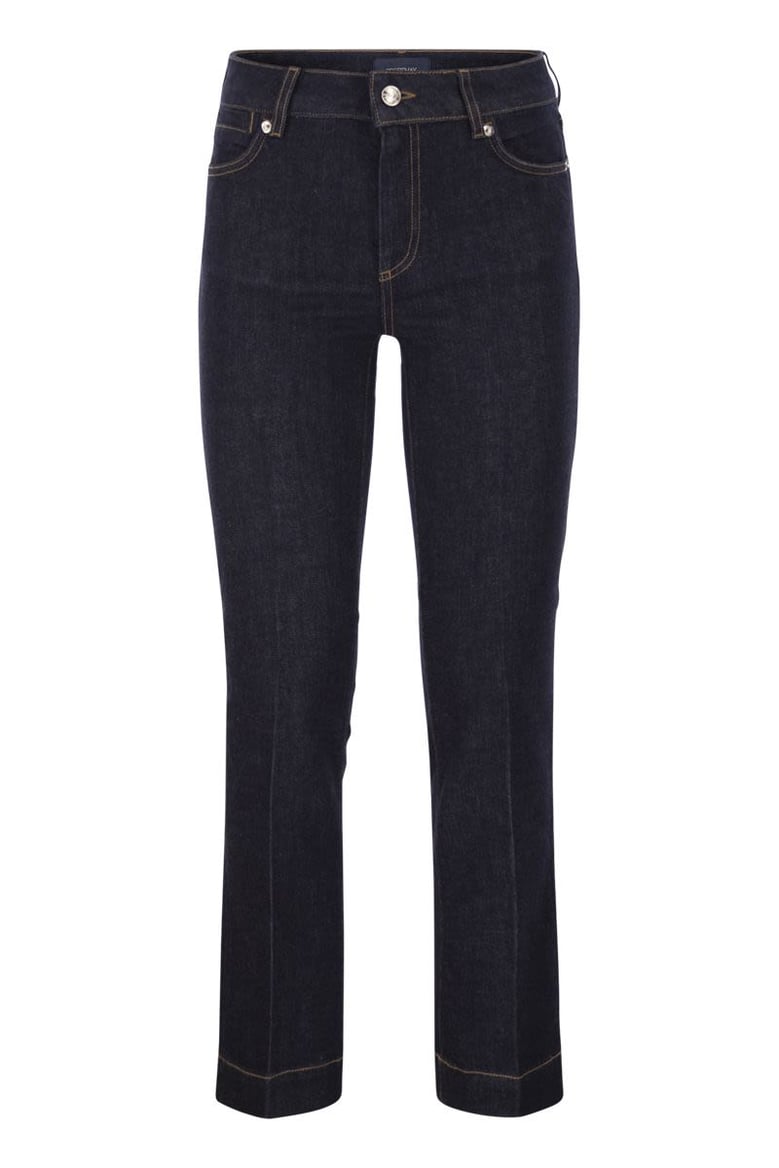spdrecord - perfect mini flare jeans by Selfnex