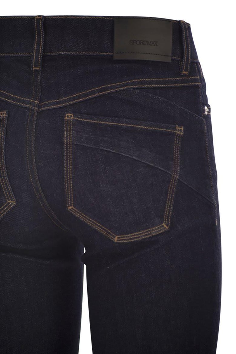 spdrecord - perfect mini flare jeans by Selfnex