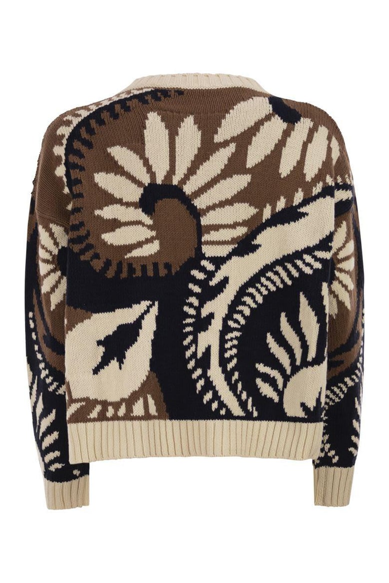 wkdcelebre - patterned cotton crew neck by Selfnex