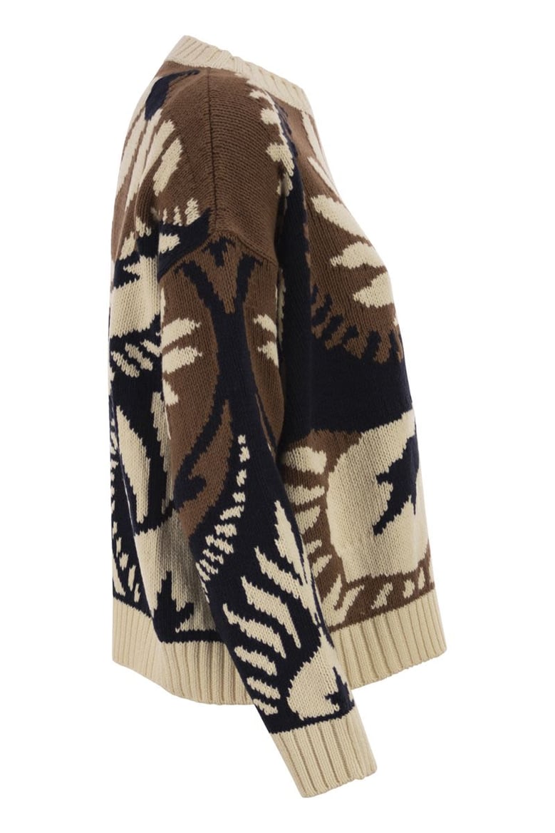 wkdcelebre - patterned cotton crew neck by Selfnex