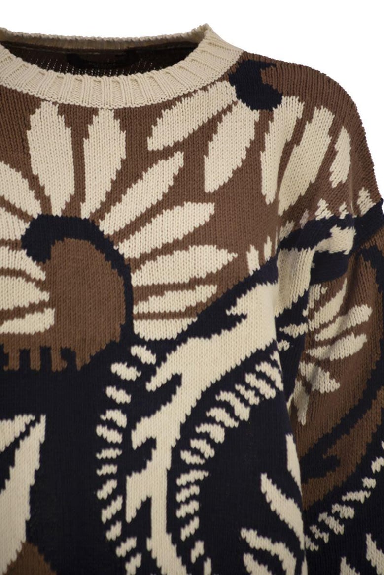wkdcelebre - patterned cotton crew neck by Selfnex