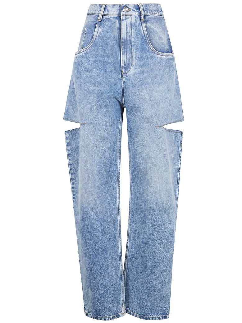 barrel leg jeans by Selfnex