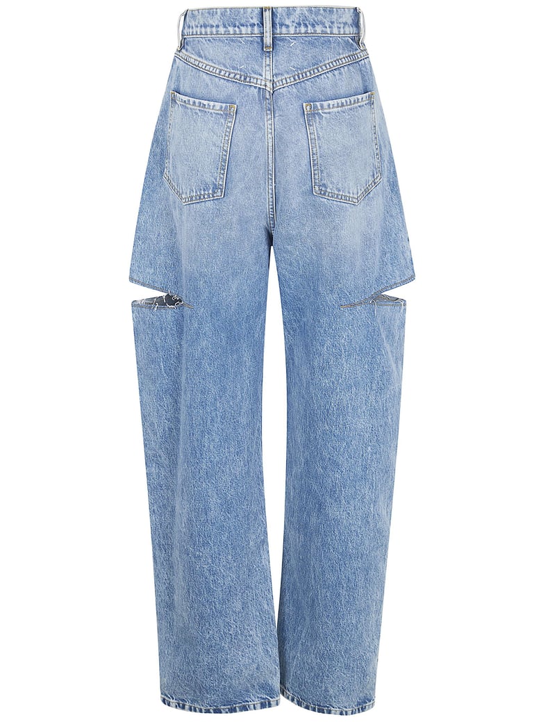 barrel leg jeans by Selfnex