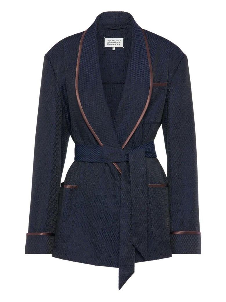 belted coat by Selfnex