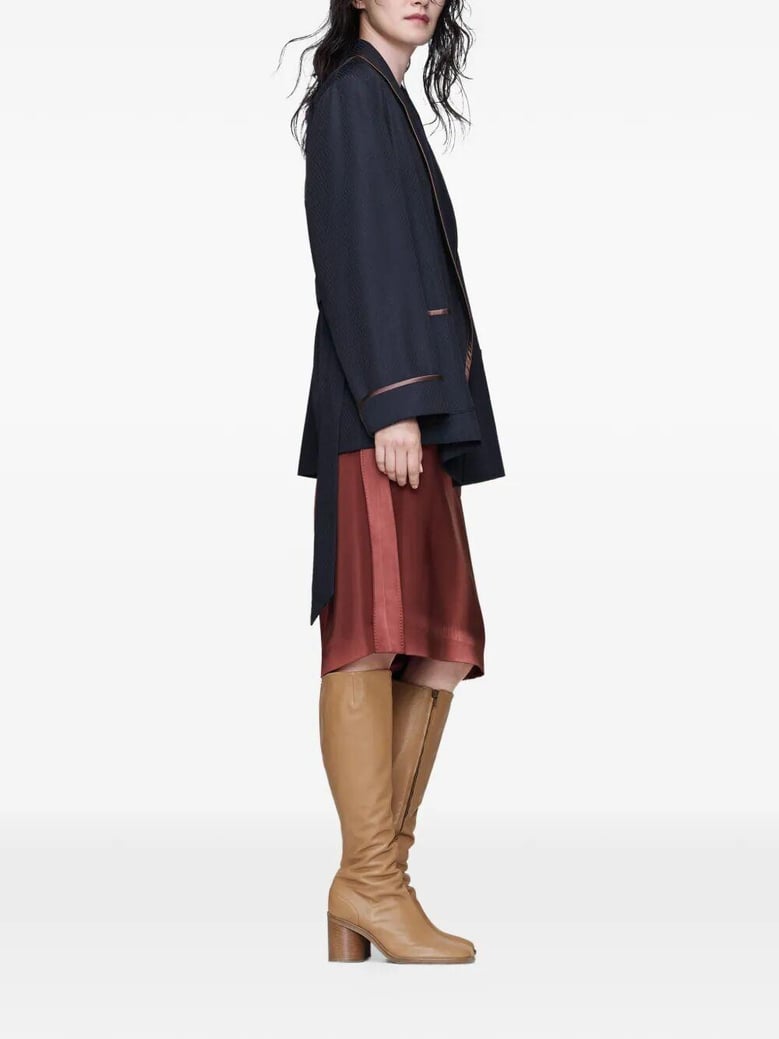 belted coat by Selfnex