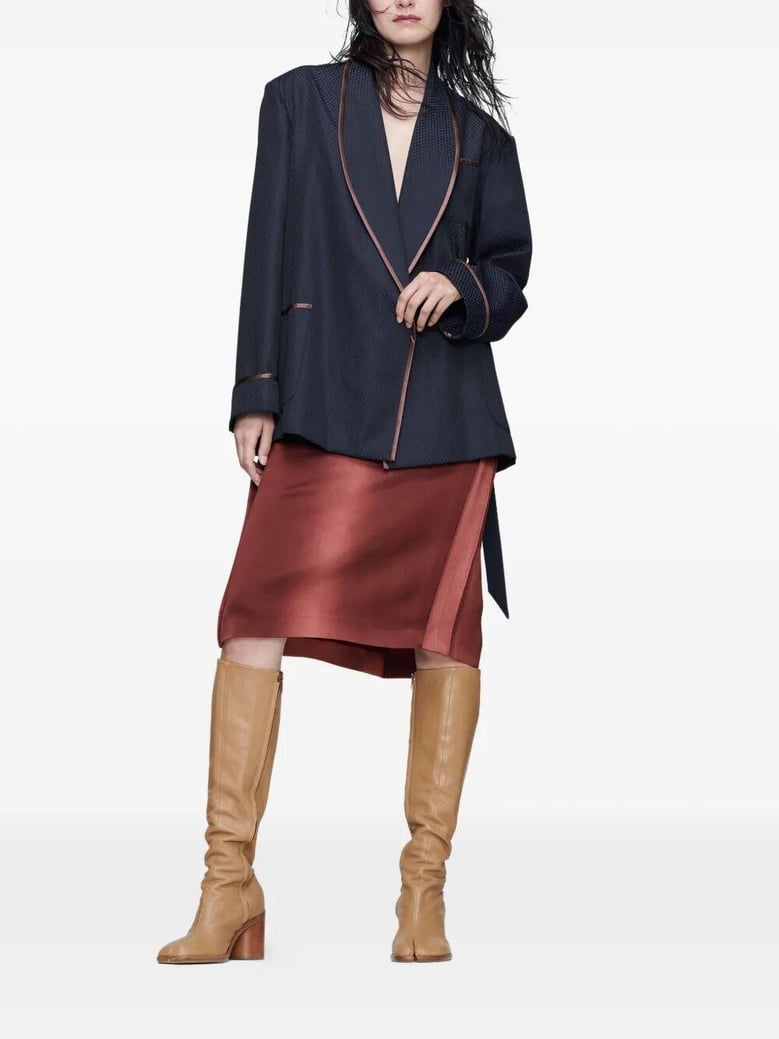 belted coat by Selfnex