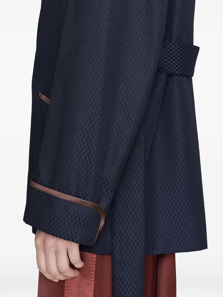 belted coat by Selfnex