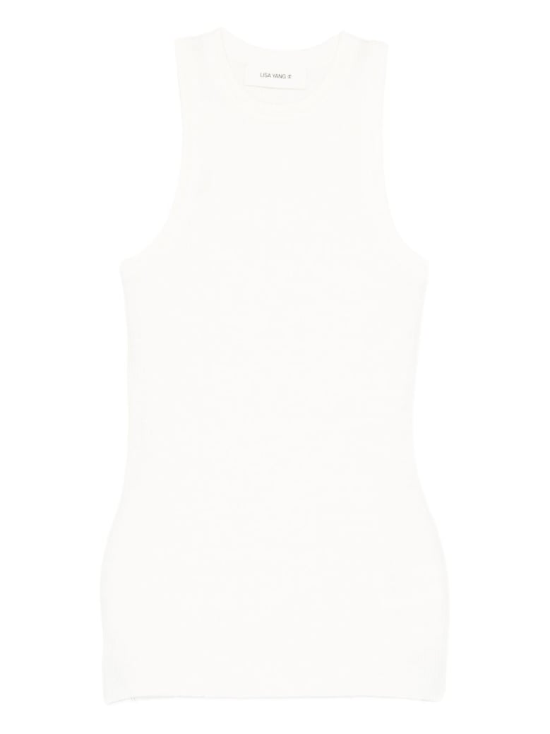 amya cotton and cashmere top by Selfnex