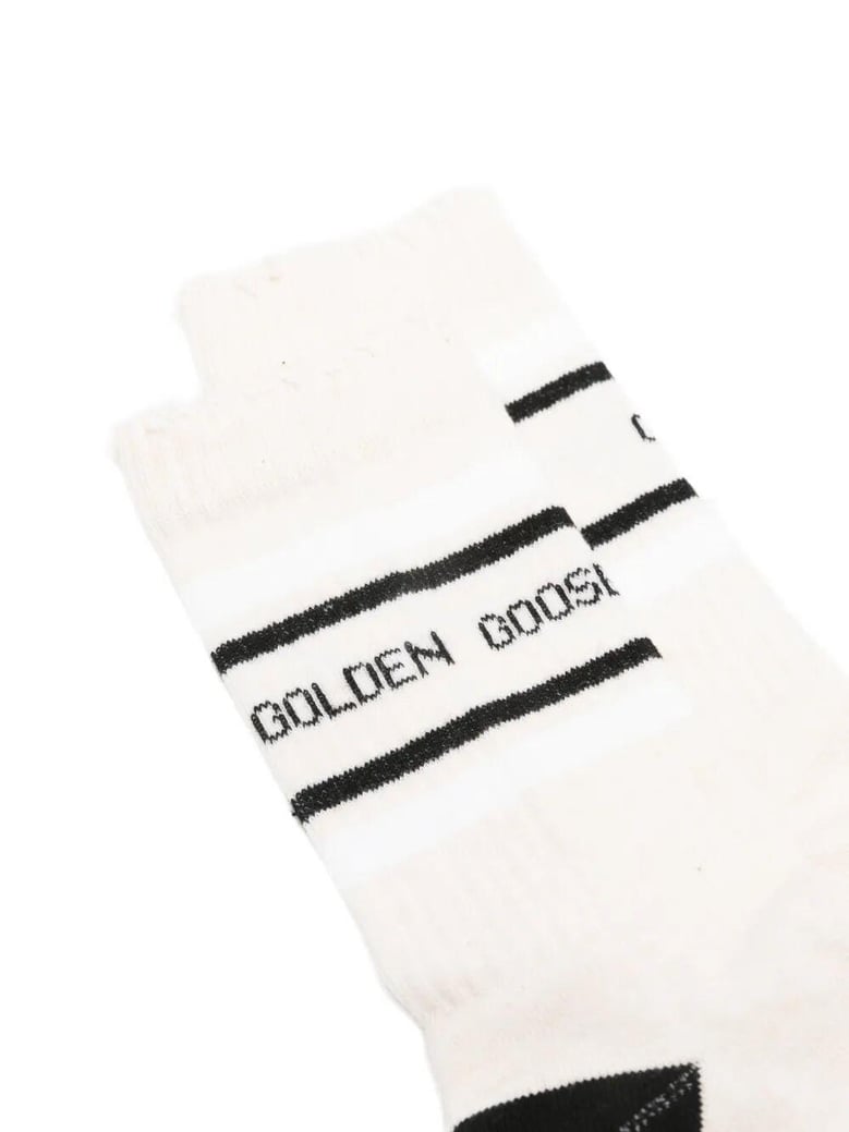 striped cotton socks by Selfnex