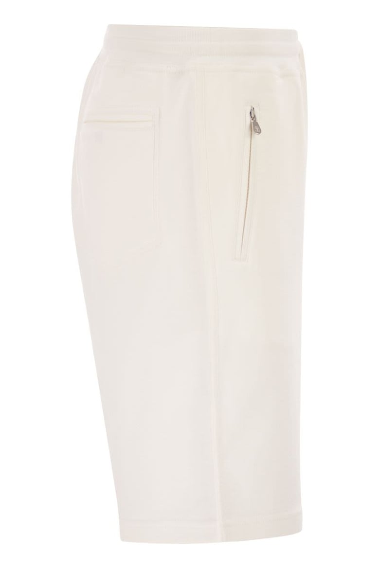 techno cotton fleece bermuda shorts by Selfnex
