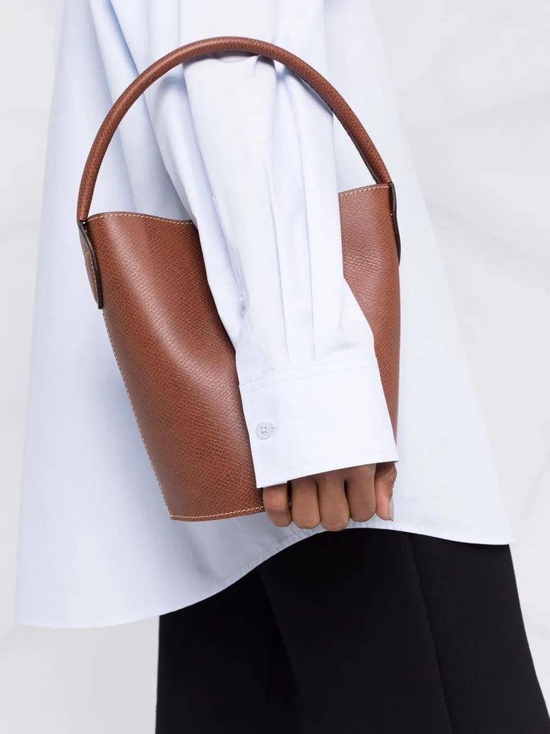 cuir de russie bucket bag by Selfnex