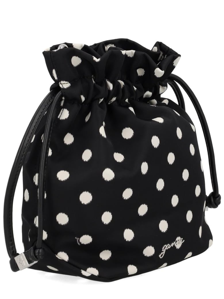 black recycled nylon handbag by Selfnex