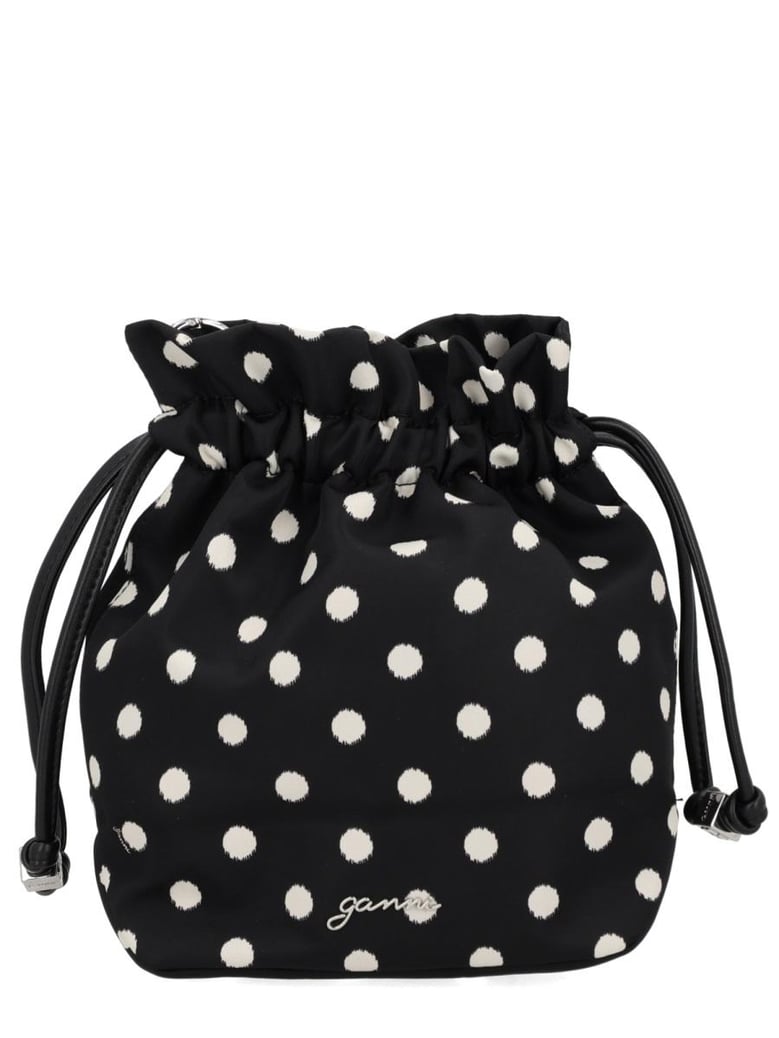 black recycled nylon handbag by Selfnex