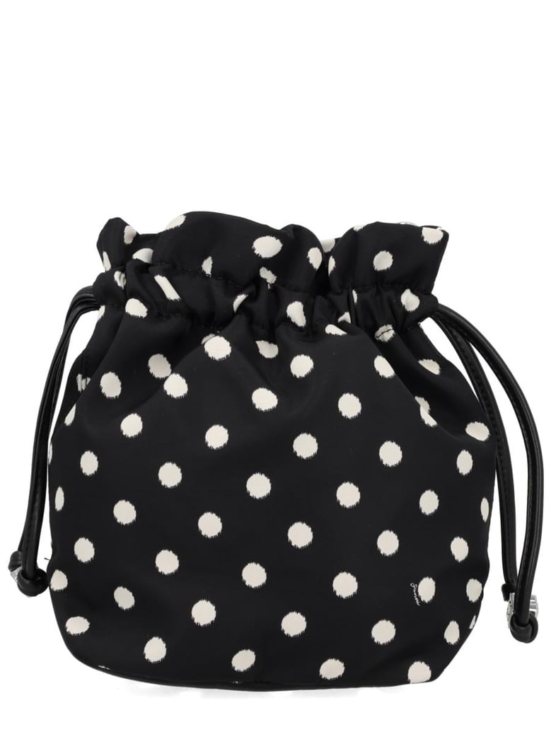 black recycled nylon handbag by Selfnex