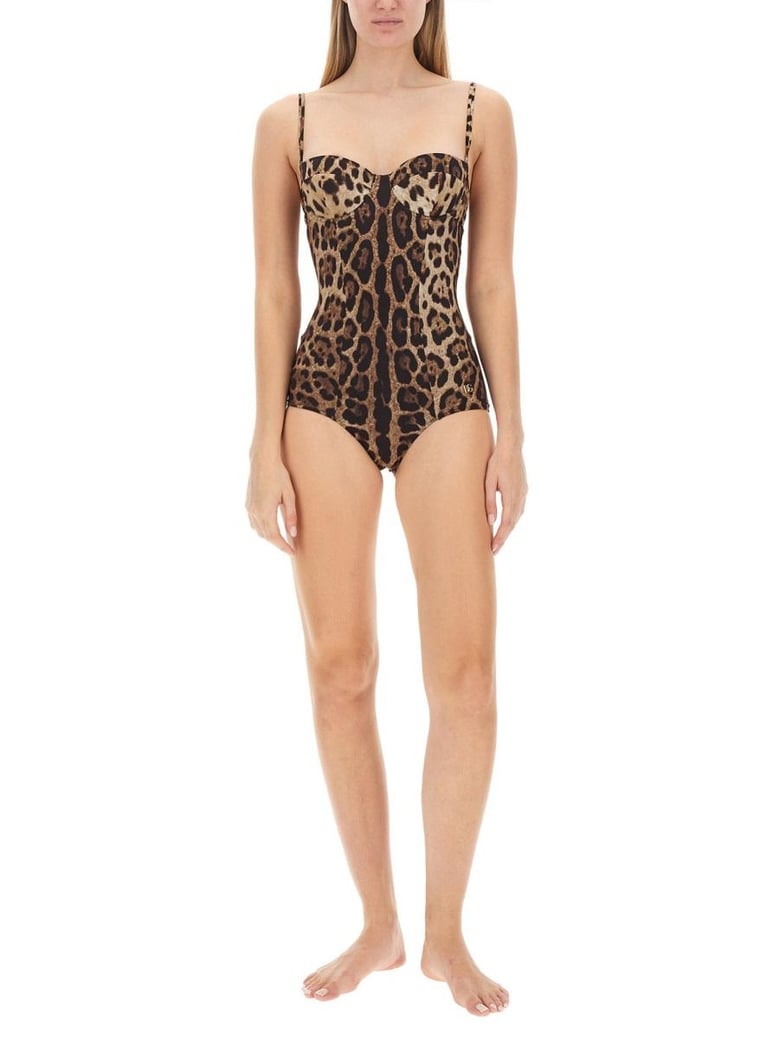 animalier onepiece swimsuit by Selfnex