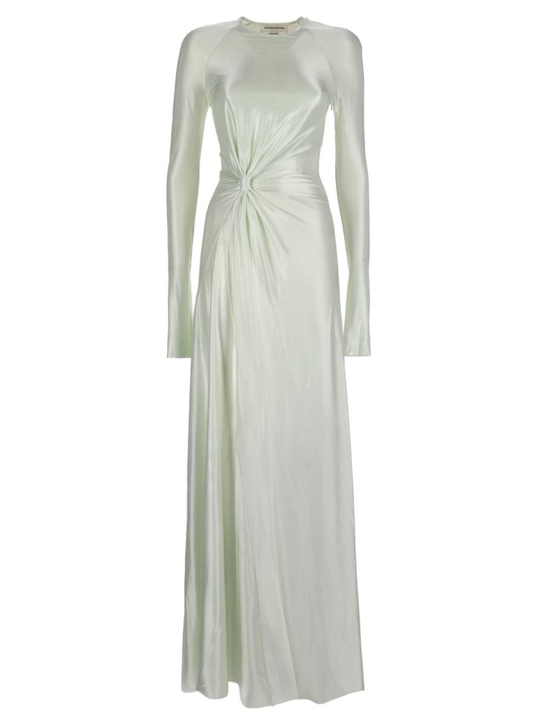 twist waist long dress by Selfnex