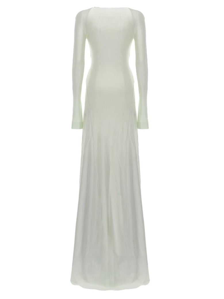 twist waist long dress by Selfnex