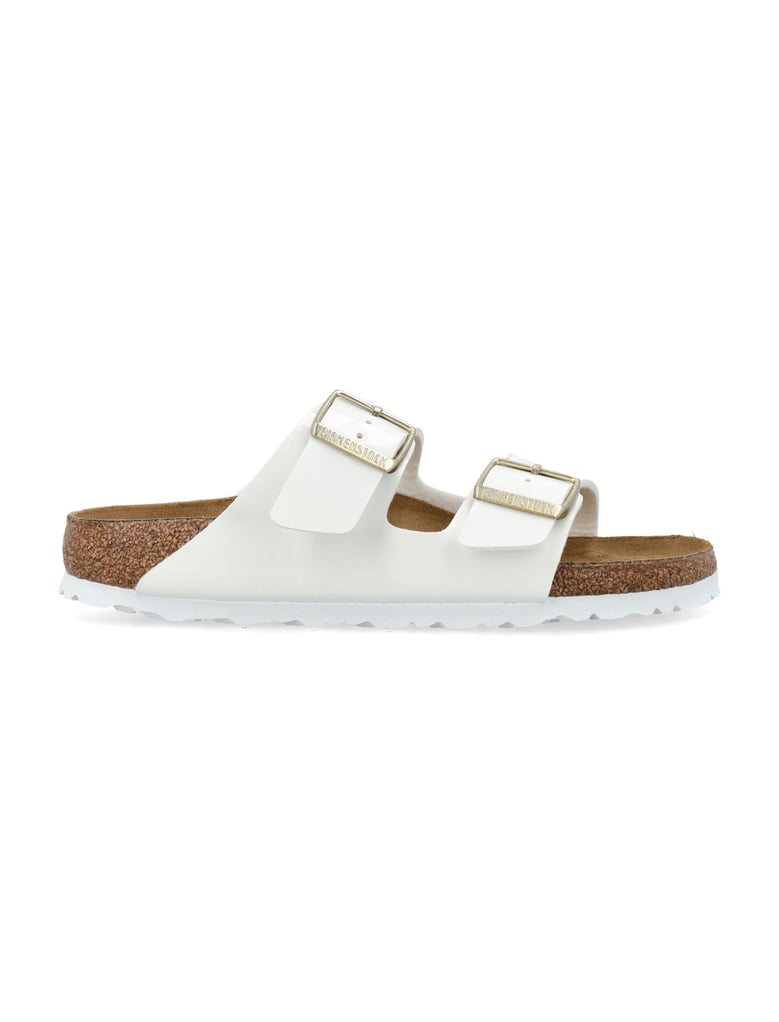 arizona birko pantent white sneakers by Selfnex