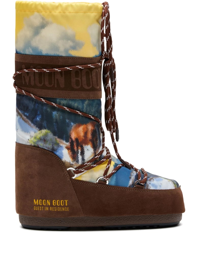 moon boot x guest in residence icon postcard by Selfnex