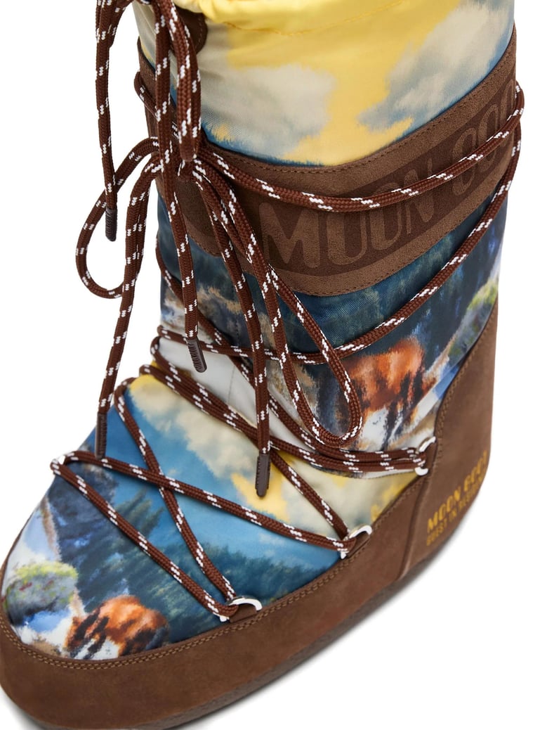 moon boot x guest in residence icon postcard by Selfnex