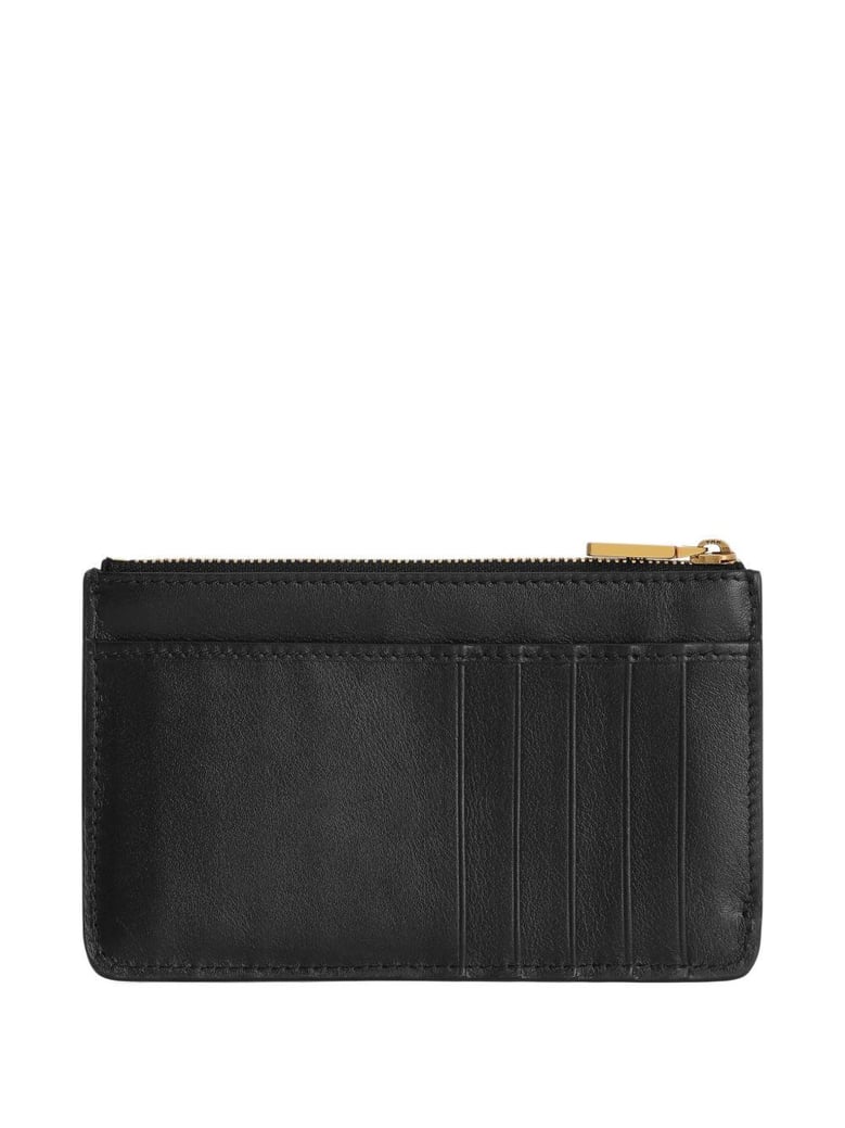calfskin card holder with dg logo by Selfnex