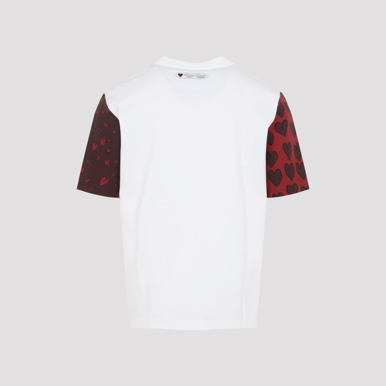white cotton t-shirt by Selfnex