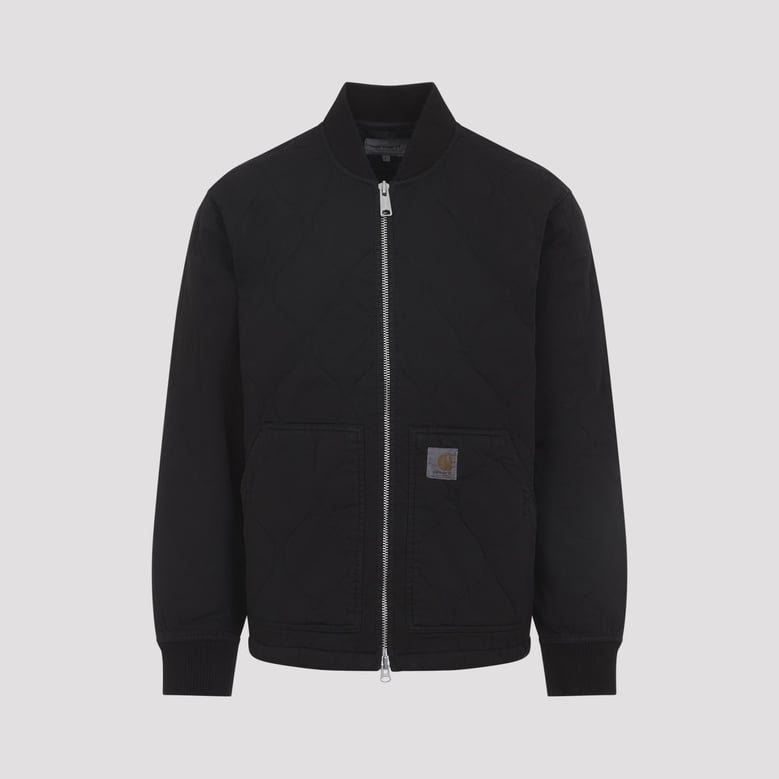 black kylan liner cotton jacket by Selfnex