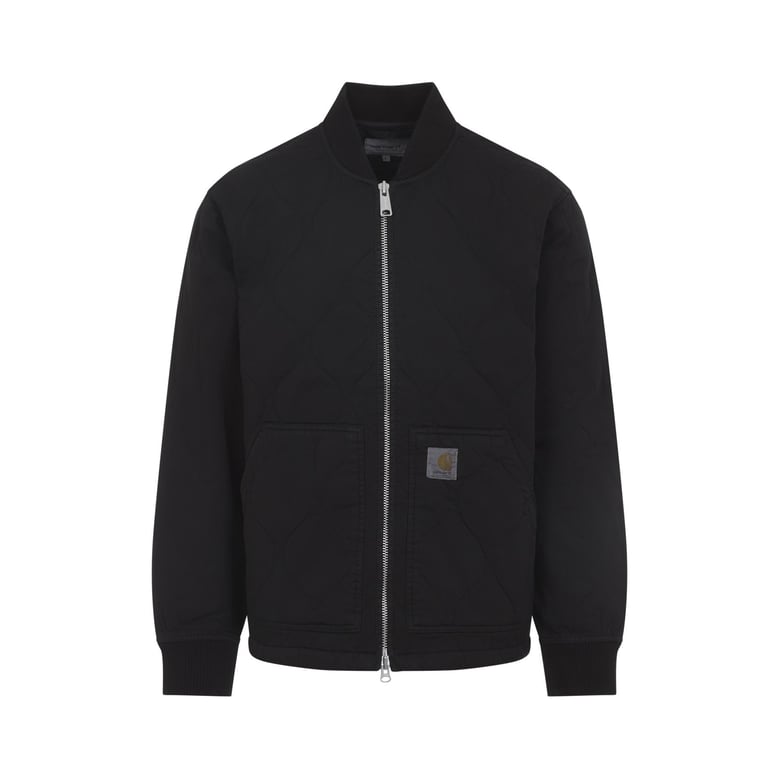 black kylan liner cotton jacket by Selfnex