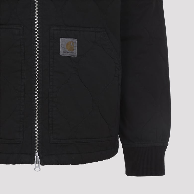 black kylan liner cotton jacket by Selfnex
