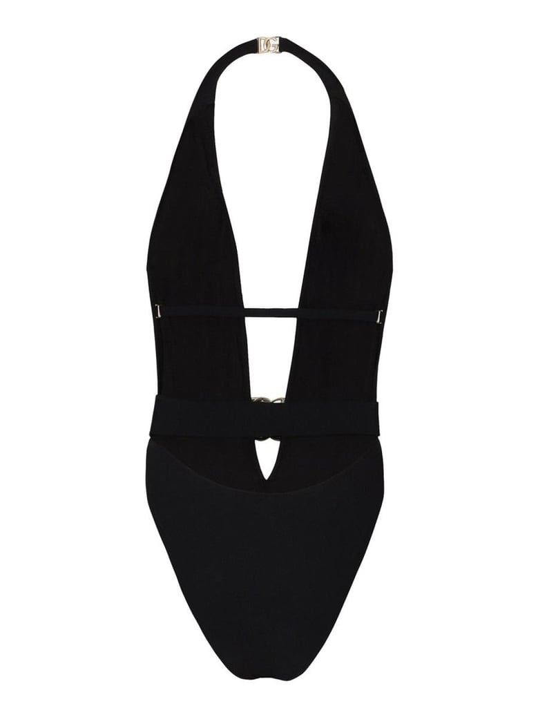 black polyamide one-piece by Selfnex