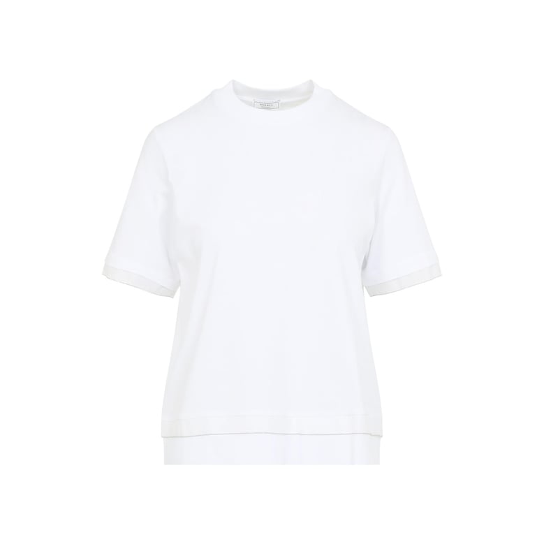 white cotton t-shirt by Selfnex