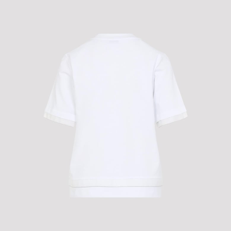 white cotton t-shirt by Selfnex