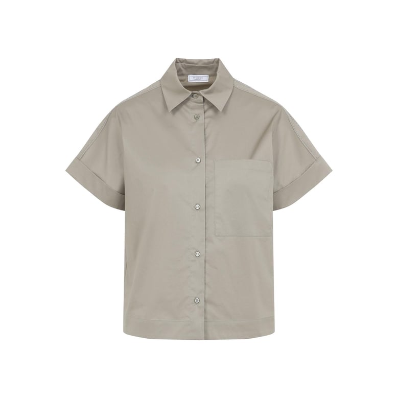 green cotton shirt by Selfnex