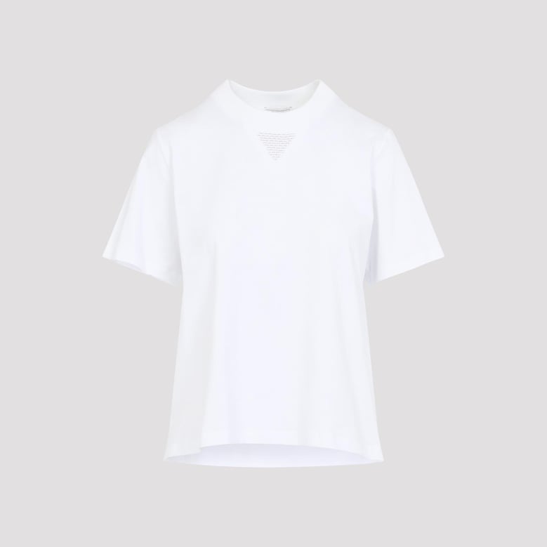 white cotton t-shirt by Selfnex